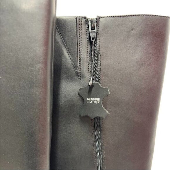 GIANI BERNINI / Adonnysl / Leather / Tall / Knee-High / Boots / Black 9.5M Wide - Picture 5 of 8